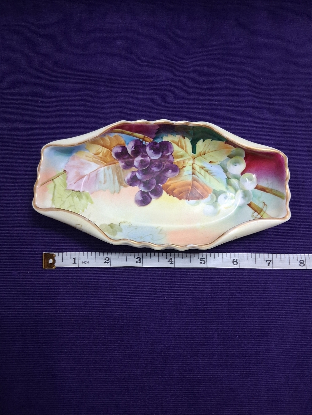 Antique Porcelain Trinket Jewelry Dish Vanity Tray Hand-painted Vienna Austria - Picture 13 of 15